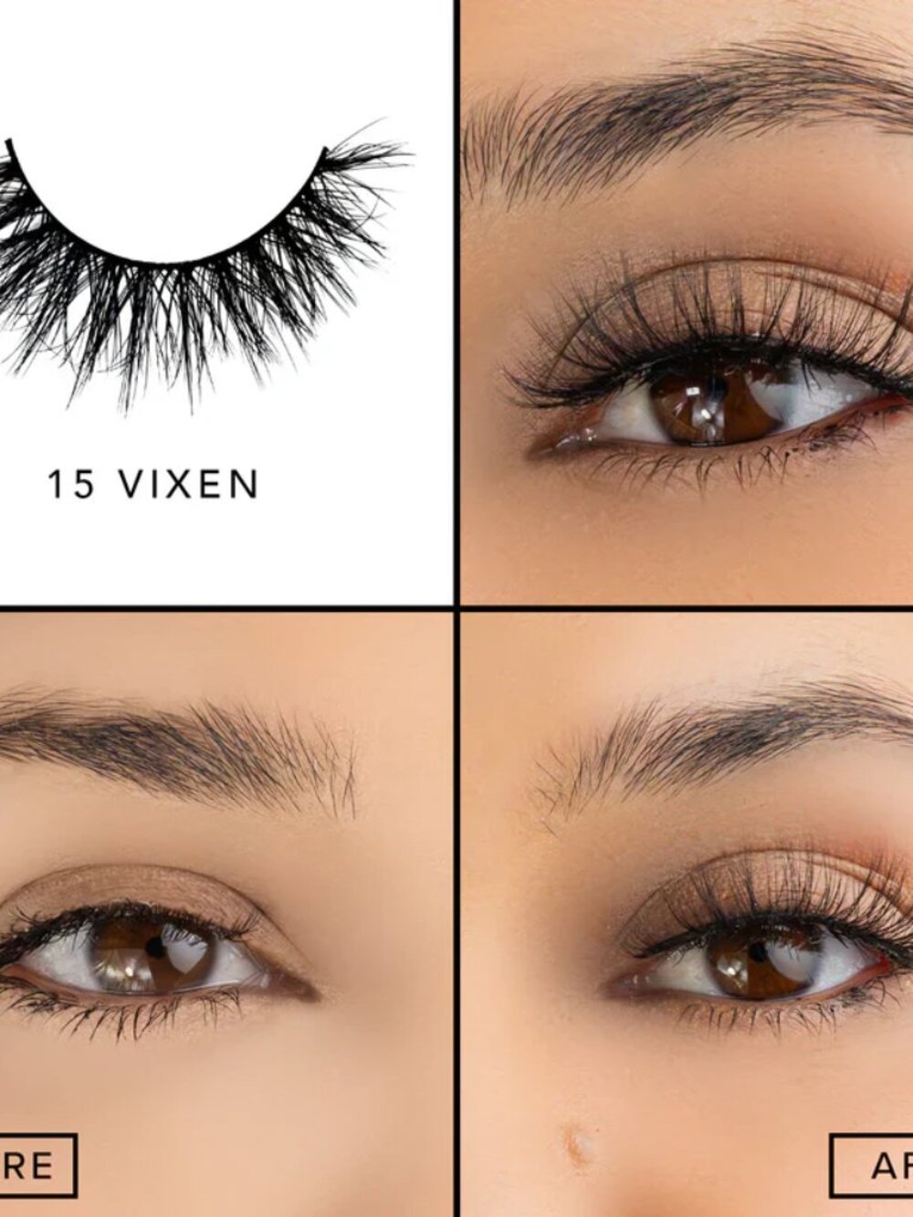 Lash Out 3D Faux Mink False Eyelashes | Style: Vixen | Reusable | New